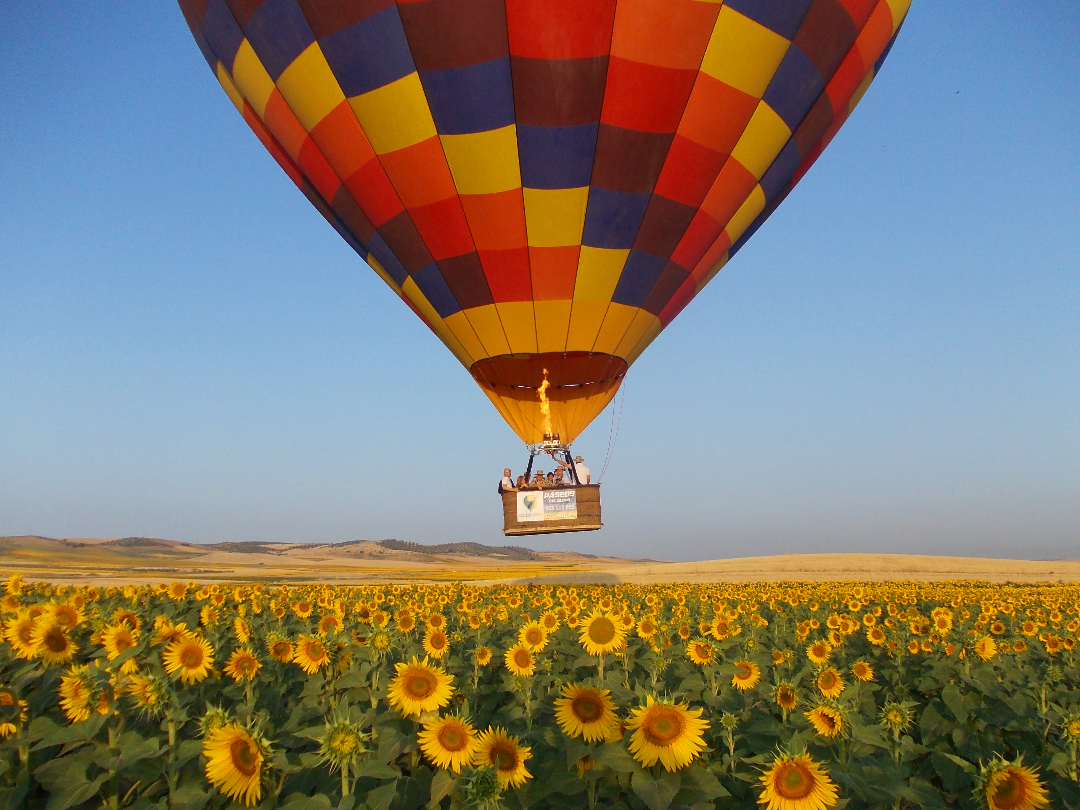 A hot-air balloon trip is like lean out over the world from a balcony in th...